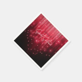 Cascading Lights Sweet 16 Red ID790 Servet (Hoek)