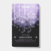 Cascading Lights Sweet 16 Violet ID790 Badge (Voorkant)