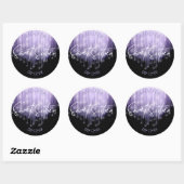 Cascading Lights Sweet 16 Violet ID790 Ronde Sticker (Vel)