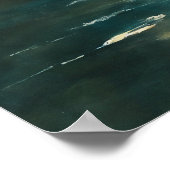 Cascading Majesty: Oerwoud Cliff Waterfall Poster (Hoek)