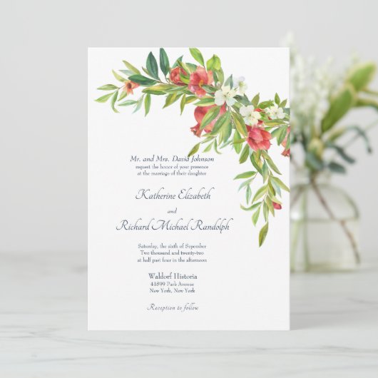 Cascading Memories Weddenschap Kaart (Staand voorkant)