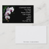 Cascading Orchid Beauties Visitekaartje (Voorkant / Achterkant)