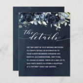 Cascading Peonies Weddenschap Details (Voorkant / Achterkant)