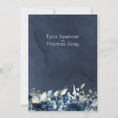 Cascading Peonies Wedding 2 Kaart (Achterkant)