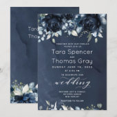 Cascading Peonies Wedding 2 Kaart (Voorkant / Achterkant)