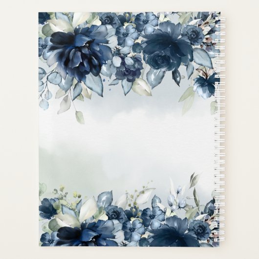 Cascading Pioenen Bruiloft Planner (Achterkant)