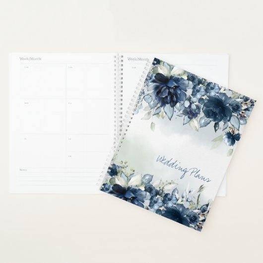 Cascading Pioenen Bruiloft Planner (Display)