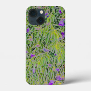 CASCADING PURPLE FLOWERS AMID GREEN FOLIAGE Case-Mate iPhone CASE