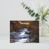Cascading Rapids landschap in Great Smoky Mountain Briefkaart (Staand voorkant)