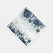 Cascading Rozen bruiloft 6 inch vierkant Servet (Hoek)