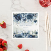 Cascading Rozen bruiloft cocktail servetten (Insitu)