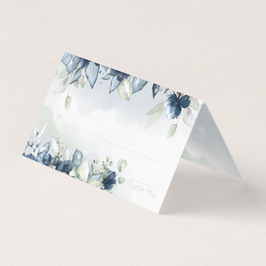 Cascading Rozen Bruiloft Gast Tafel Zitplaatsen Ka Kaart (Voorkant)