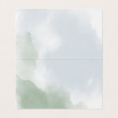 Cascading Rozen Bruiloft Gast Tafel Zitplaatsen Ka Kaart (Binnenkant ongevouwen)