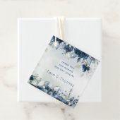 Cascading Rozen bruiloft gunst cadeau vierkant Lab Bedankjes Labels (In situ)