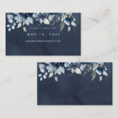 Cascading Rozen Bruiloft Online RSVP-kaart Visitekaartje (Voorkant / Achterkant)