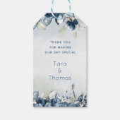 Cascading Rozen Trouwgunst Gift Lange Labels Cadeaulabel (Voorkant)