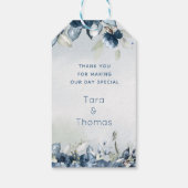 Cascading Rozen Trouwgunst Gift Lange Labels Cadeaulabel (Achterkant)