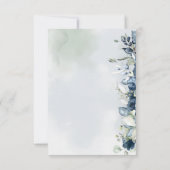 Cascading Rozen Weddenschap 3 maaltijdkeuze RSVP-k RSVP Kaartje (Achterkant)