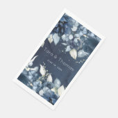 Cascading Rozen Weddenschap Long Navy Dinner Napki Servet (Hoek)