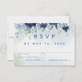 Cascading Rozen Weddenschap RSVP Geen maaltijdkaar Kaartje