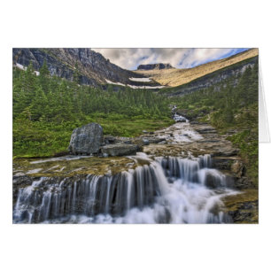 Cascading stream, Glacier National Park