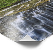 Cascading stream, Glacier National Park Foto Afdruk (Hoek)