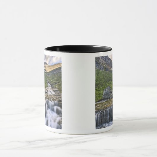 Cascading stream, Glacier National Park Mok (Midden)