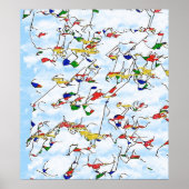 Cascading Twigs Poster (Voorkant)