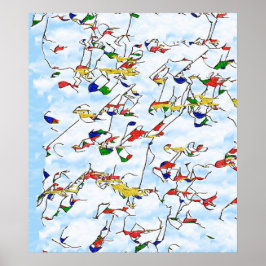 Cascading Twigs Poster