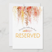 Cascading vine brown oranje waterverf, voorbehoude (Voorkant)