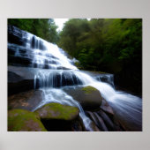 Cascading Waterfall Photo Poster (Voorkant)