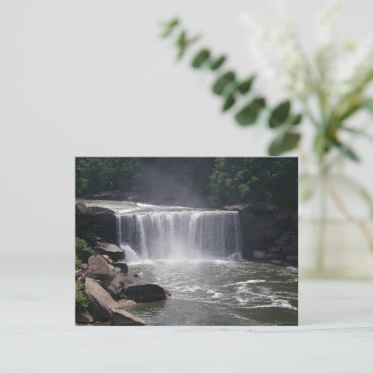 Cascading Waterval Briefkaart (Staand voorkant)