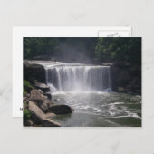 Cascading Waterval Briefkaart (Voorkant / Achterkant)