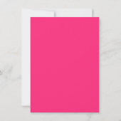 Cascading White Floral Hot Pink Insert Kaart (Achterkant)