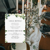 Cascading White Floral Small Insert Kaart