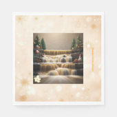 "Cascading Winter" Servet (Voorkant)