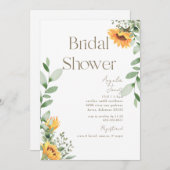 Cascading Zonnebloemen Groen Vrijgezellenfeest Kaart (Voorkant / Achterkant)