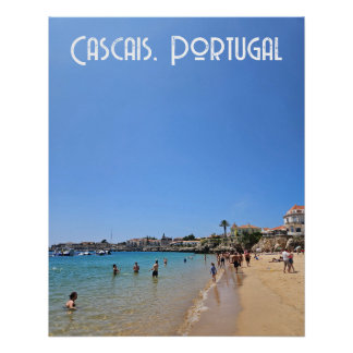 Cascais Beach, Portugal Perfect Poster