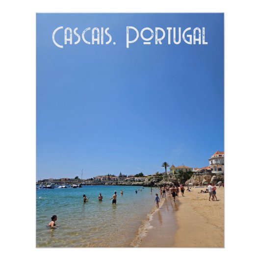 Cascais Beach, Portugal Perfect Poster (Voorkant)