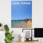 Cascais Beach, Portugal Poster (Thuiskantoor)