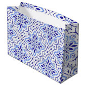Cascais Elegance Delicate Blue Mediterranean Groot Cadeauzakje (Achterkant Gekanteld)