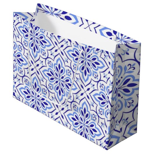 Cascais Elegance Delicate Blue Mediterranean Groot Cadeauzakje (Voorkant Gekanteld)