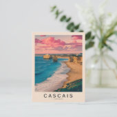 Cascais, het strand van Portugal Briefkaart (Staand voorkant)