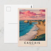 Cascais, het strand van Portugal Briefkaart (Voorkant / Achterkant)