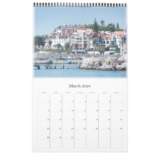 Cascais - Portugal - Europa Kalender (Mar 2026)