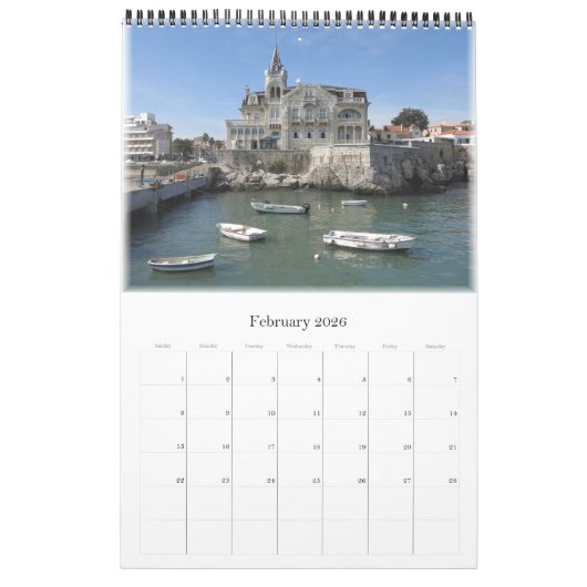 Cascais - Portugal - Europa Kalender (Feb 2026)