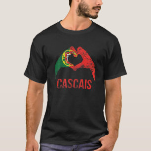 Cascais Portugal Flag: van de Portugese City Love T-shirt