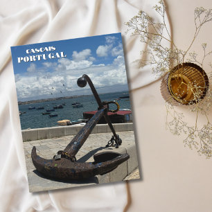 Cascais Portugal Fotografie, Aangepaste reizen Feestdagenkaart