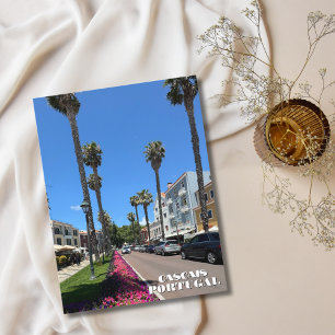 Cascais Portugal Fotografie, Aangepaste reizen Feestdagenkaart