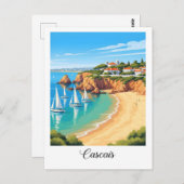 Cascais, Portugal – Kuststad Briefkaart (Voorkant / Achterkant)